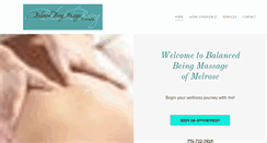 Desktop Screenshot of melrosemassage.com